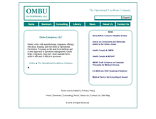 Tablet Screenshot of ombuenterprises.com